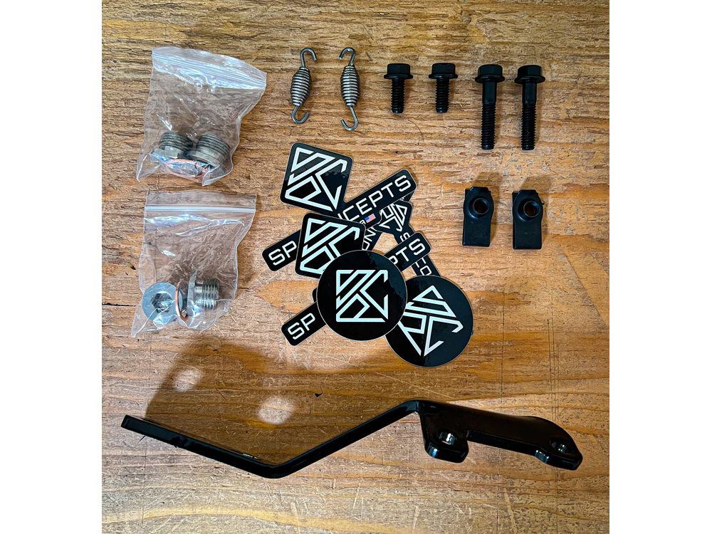 SP Concepts EXHAUST 2-into-1 Cutback Exhaust – Stainless Steel with Black End Cap. Fits Touring 1995-2016