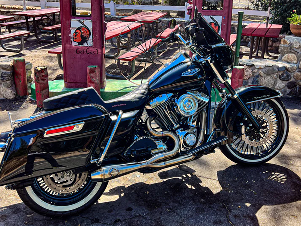 SP Concepts EXHAUST 2-into-1 4.5in. Big Bore Exhaust – Stainless Steel. Fits Touring 1995-2016