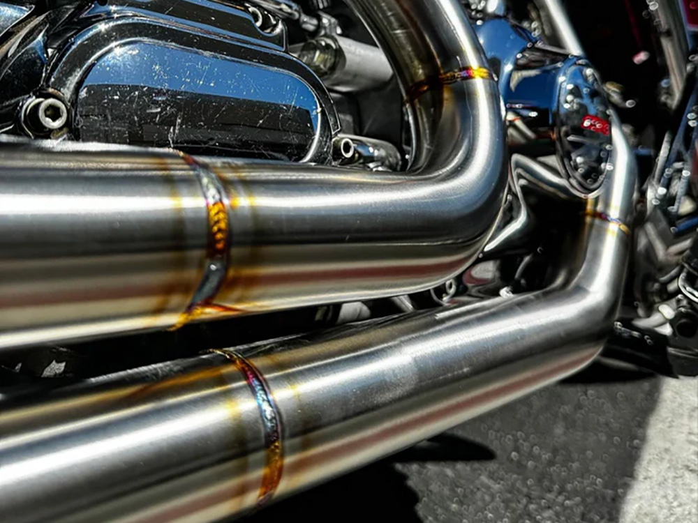 SP Concepts EXHAUST 2-into-1 Full Length Exhaust – Stainless Steel. Fits Touring 1995-2016