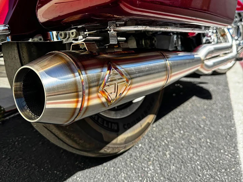 SP Concepts EXHAUST 2-into-1 Full Length Exhaust – Stainless Steel. Fits Touring 1995-2016