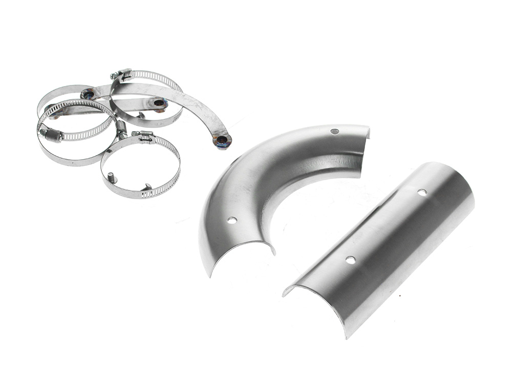 SP Concepts EXHAUST SP Concepts Heat Shields – Stainless Steel. Fits Dyna 1999-2017, Softail 2018up & Touring 2017up