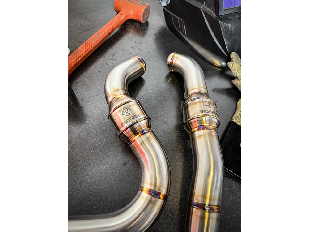 SP Concepts EXHAUST ProFlo Header Pipe Upgrade – Stainless Steel. Fits Touring 2017up Running SP Concepts Elsinore Mid Length Exhaust