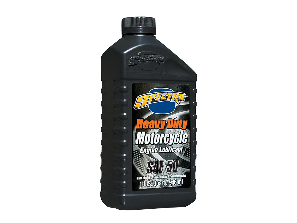 Spectro Oils Heavy Duty Engine Oil. 50w 1 Quart Bottle (946ml). Fits H-D Pre 1984.