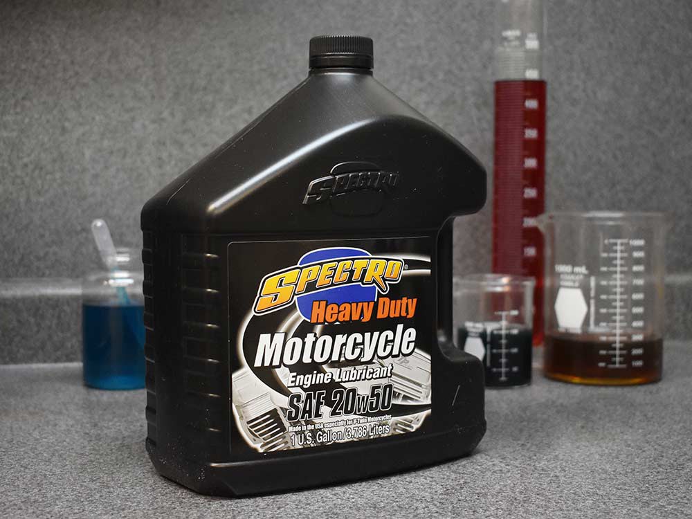 Spectro Oils Heavy Duty Engine Oil. 20w50 1 Gallon Bottle (3.786ltr). Fits Big Twin 1984up.