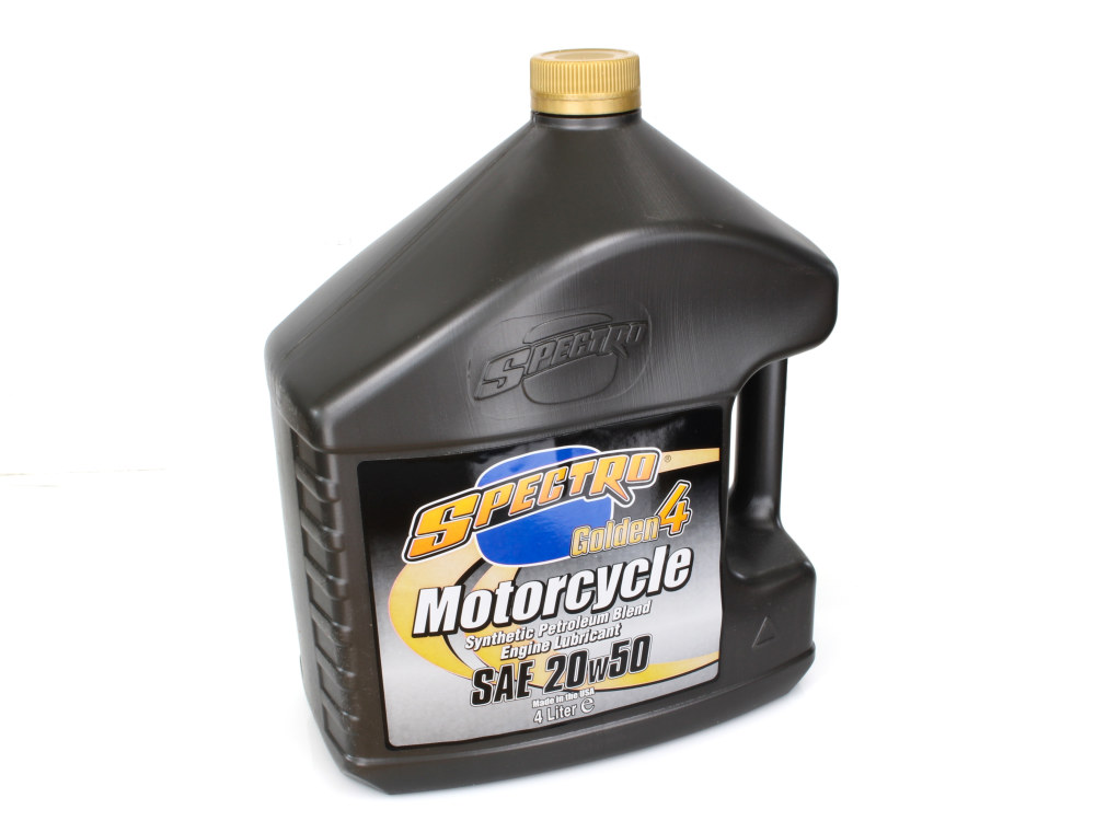 Spectro Oils Golden 4 Semi Synthetic Engine Oil. 20w50 4 Liter Bottle