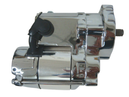 Spyke Motorcycle Products 1.4kw Starter Motor – Chrome. Fits Big Twin 1989-2006.