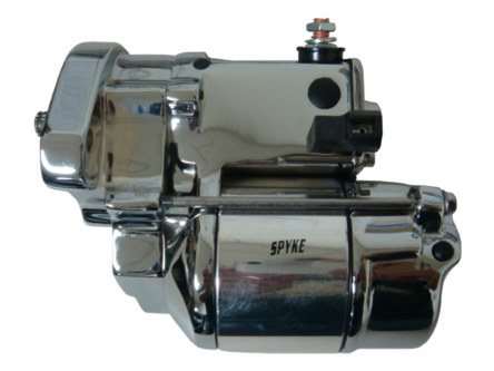 Spyke Motorcycle Products 1.4kw Starter Motor – Chrome. Fits Big Twin 1989-2006.