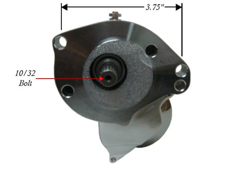 Spyke Motorcycle Products 1.4kw Starter Motor – Chrome. Fits Big Twin 1989-2006.