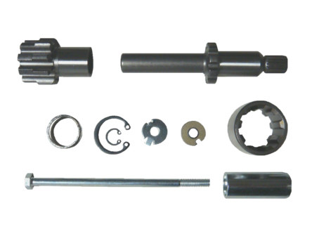 Spyke Motorcycle Products Starter Jackshaft Assembly with 9 Tooth Pinion Gear For OEM 66 Tooth Starter Ring. Fits Big Twin Models 1989-1993.