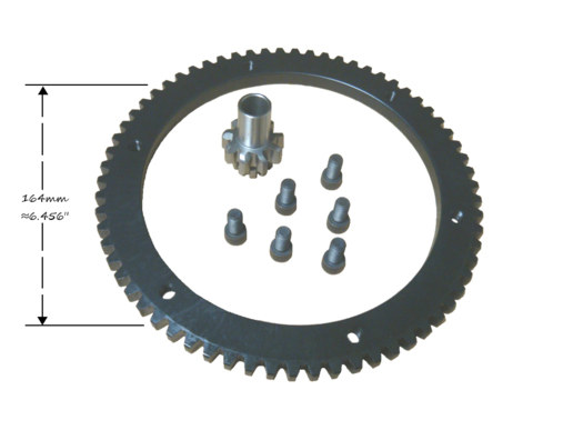 Spyke Motorcycle Products 66T Starter Ring Gear Kit. Fits Big Twin 1994-1997.