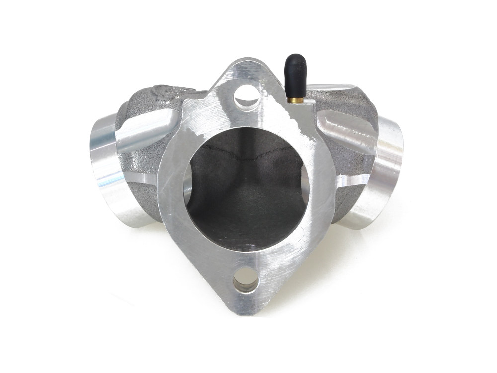 S&S Inlet Manifold. Fits Evo 1984-1999 with 80ci, 89ci or 96ci Engine, S&S E or B Carburettor & 5.550in. Stock Length Cylinders.