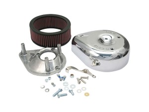 S&S Teardrop Air Cleaner Kit – Chrome. Fits Big Twin 1966-1984 & Sportster 1966-1985 Models with S&S Super E or G Carburettor. S&S Teardrop Air Cleaner Kit – Chrome. Fits Big Twin 1966-1984 & Sportster 1966-1985 Models with S&S Super E or G Carburettor.