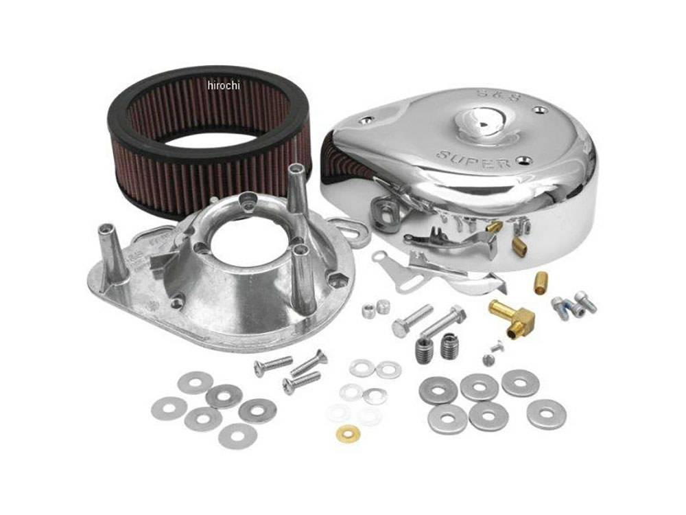 S&S S&S Teardrop Air Cleaner Kit For S&S Super E & G Carburetors. Fits Twin Cam 1999-2006.