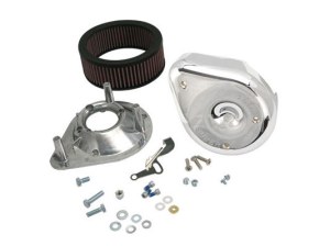 S&S Notched Teardrop Air Cleaner Kit – Chrome. Fits Big Twin 1966-1984 with Super E or G Carburettor. S&S Notched Teardrop Air Cleaner Kit – Chrome. Fits Big Twin 1966-1984 with Super E or G Carburettor.