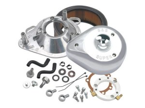 S&S Teardrop Air Cleaner Kit – Chrome. Fits Sportster 1991-2021 with CV Carburettor or EFI. S&S Teardrop Air Cleaner Kit – Chrome. Fits Sportster 1991-2021 with CV Carburettor or EFI.
