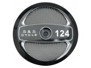 S&S 124ci Displacement Air Filter Cover – Black. S&S 124ci Displacement Air Filter Cover – Black.