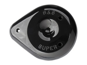 S&S Teardrop Air Cleaner Cover – Black. S&S Teardrop Air Cleaner Cover – Black.