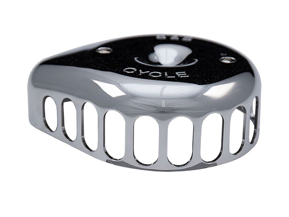 S&S Mini Teardrop Air Cleaner Kit – Chrome. Fits Sportster 2007-2021 with EFI.