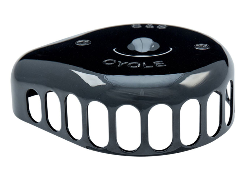 S&S Mini Teardrop Air Cleaner Kit – Black. Fits Big Twins 1993-2017 with CV Carb or Cable Operated Delphi EFI.