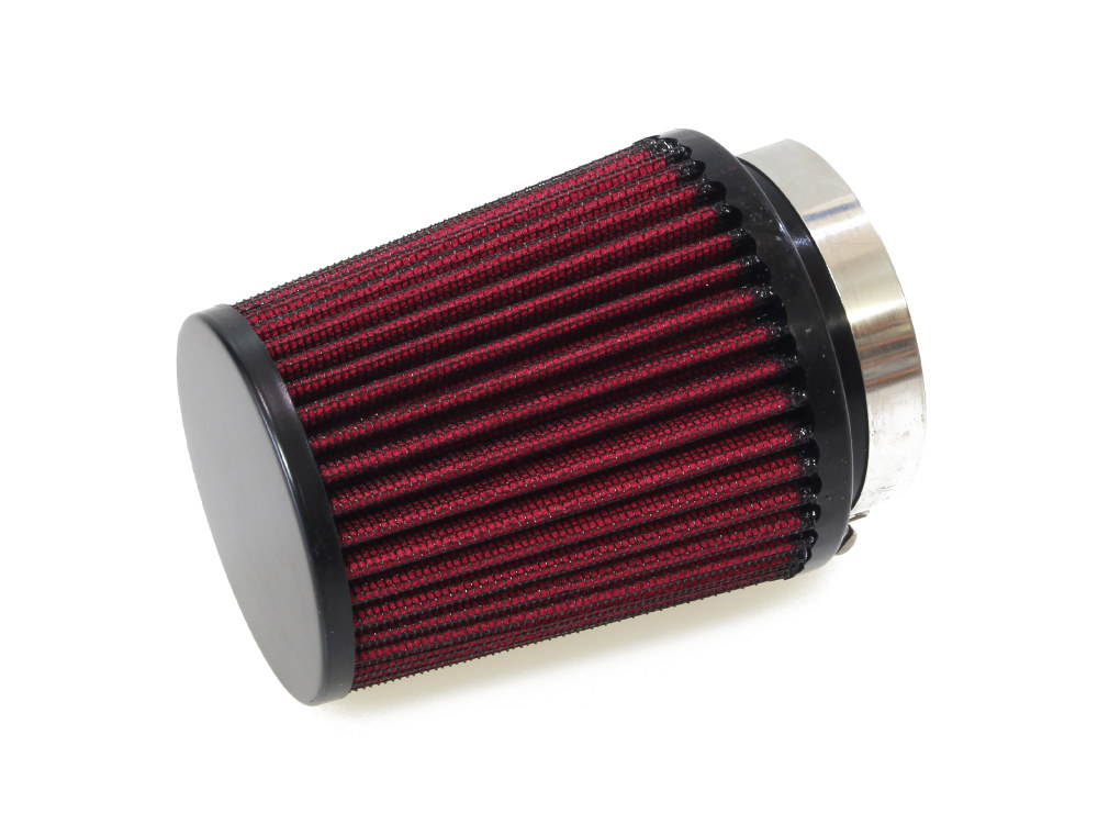 S&S Air Filter Element – Red. Fits S&S Tuned Induction System.