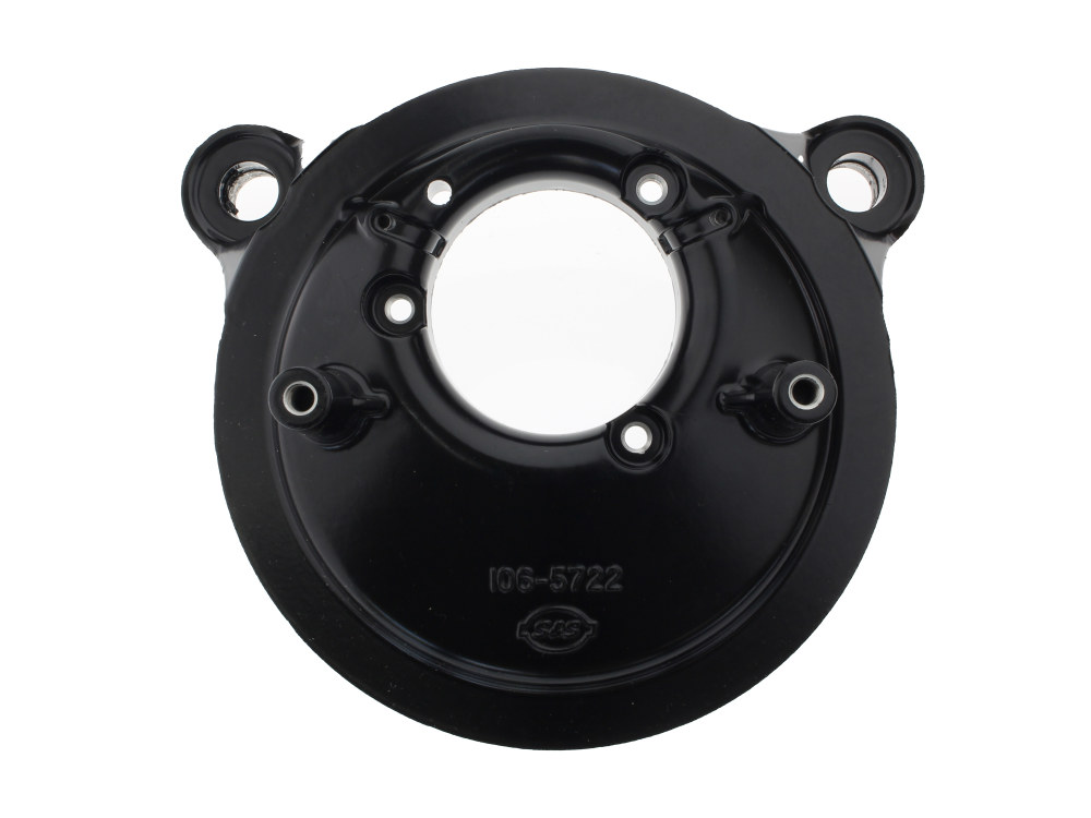 S&S Air Stinger Stealth Air Cleaner Kit – Brushed S&S Ring. Fits Big Twins 1993-2017 with CV Carb or Cable Operated Delphi EFI.