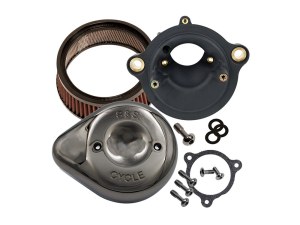 S&S Mini Teardrop Air Cleaner Kit – Lava. Fits CVO Touring 2023up, Street Glide & Road Glide 2024up, Touring 2025up & Softail 2025up S&S Mini Teardrop Air Cleaner Kit – Lava. Fits CVO Touring 2023up, Street Glide & Road Glide 2024up, Touring 2025up & Softail 2025up