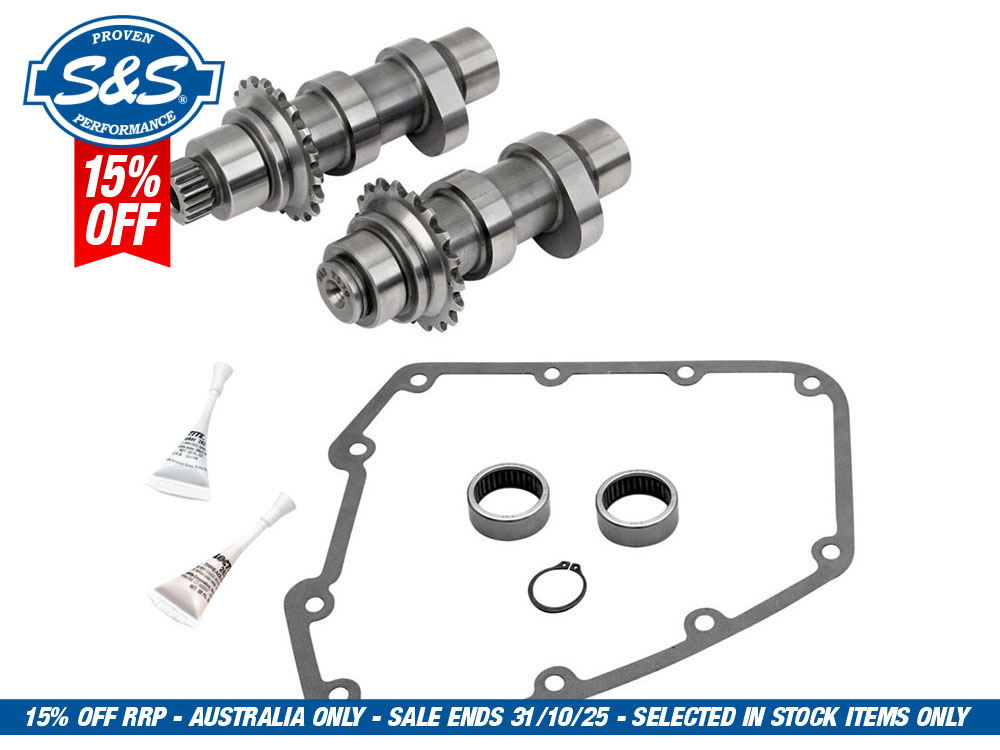 S&S 625C Chain Drive Camshaft Kit. Fits Dyna 2006 & Twin Cam 2007-2017.