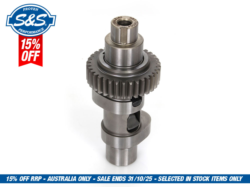 S&S 585GE Gear Drive Easy Start Camshaft Kit. Fits Dyna 2006 & Twin Cam 2007-2017.