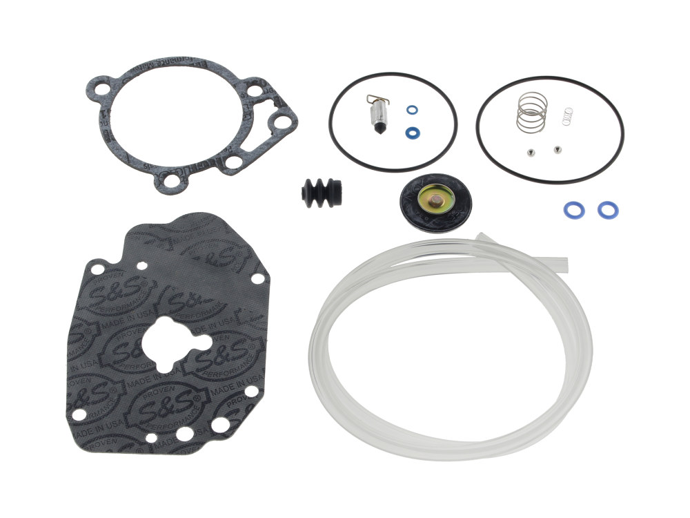 S&S Basic Carburettor Rebuild Kit. Fits S&S Super E & G Carburettors.