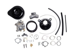 S&S Super E Carburettor Kit. Fits Evo 1984-1999. Black Stealth Air Cleaner. S&S Super E Carburettor Kit. Fits Evo 1984-1999. Black Stealth Air Cleaner.
