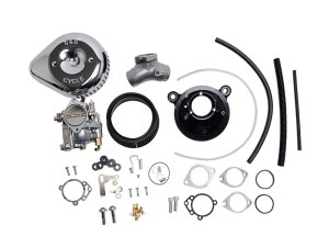 S&S Super G Carburettor Kit. Fits Evo 1984-1999. Chrome Stealth Air Cleaner. S&S Super G Carburettor Kit. Fits Evo 1984-1999. Chrome Stealth Air Cleaner.