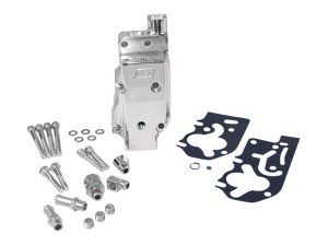 S&S High Volume & High Pressure Billet Oil Pump – Polished. Fits  Big Twin 1992-99 style Super Side Winder 4-1/8in. Bore Engines S&S High Volume & High Pressure Billet Oil Pump – Polished. Fits  Big Twin 1992-99 style Super Side Winder 4-1/8in. Bore Engines