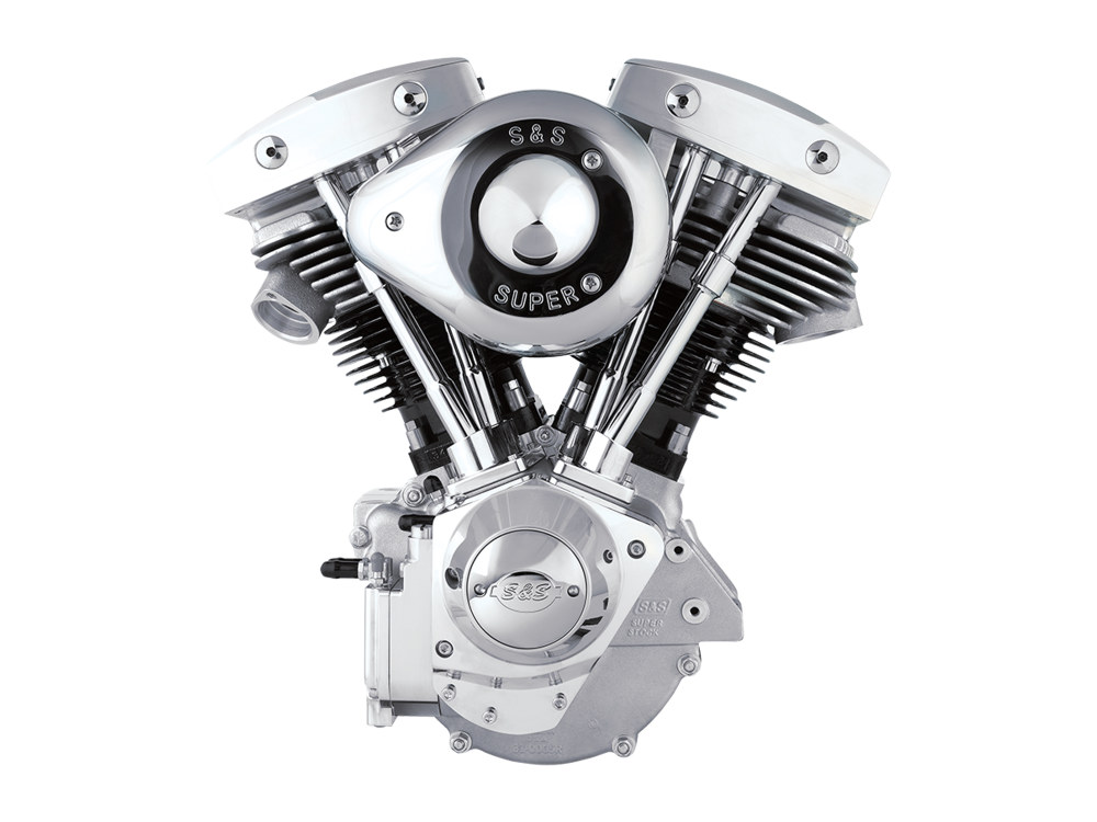S&S 93ci Alternator Style Shovel Engine – Natural.