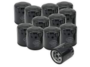 S&S Oil Filters – Black. Fits Softail 1984-1999, Sportster 1984-2021, FXR 1983-1994, Touring 1980-1998 & Buell 1995-2002. Box of 12. S&S Oil Filters – Black. Fits Softail 1984-1999, Sportster 1984-2021, FXR 1983-1994, Touring 1980-1998 & Buell 1995-2002. Box of 12.