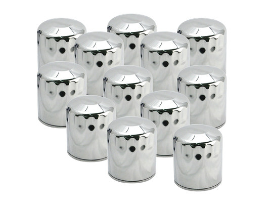 S&S Oil Filters – Chrome. Fits Twin Cam 1999-2017 & Milwaukee-Eight 2017up. Box of 12.