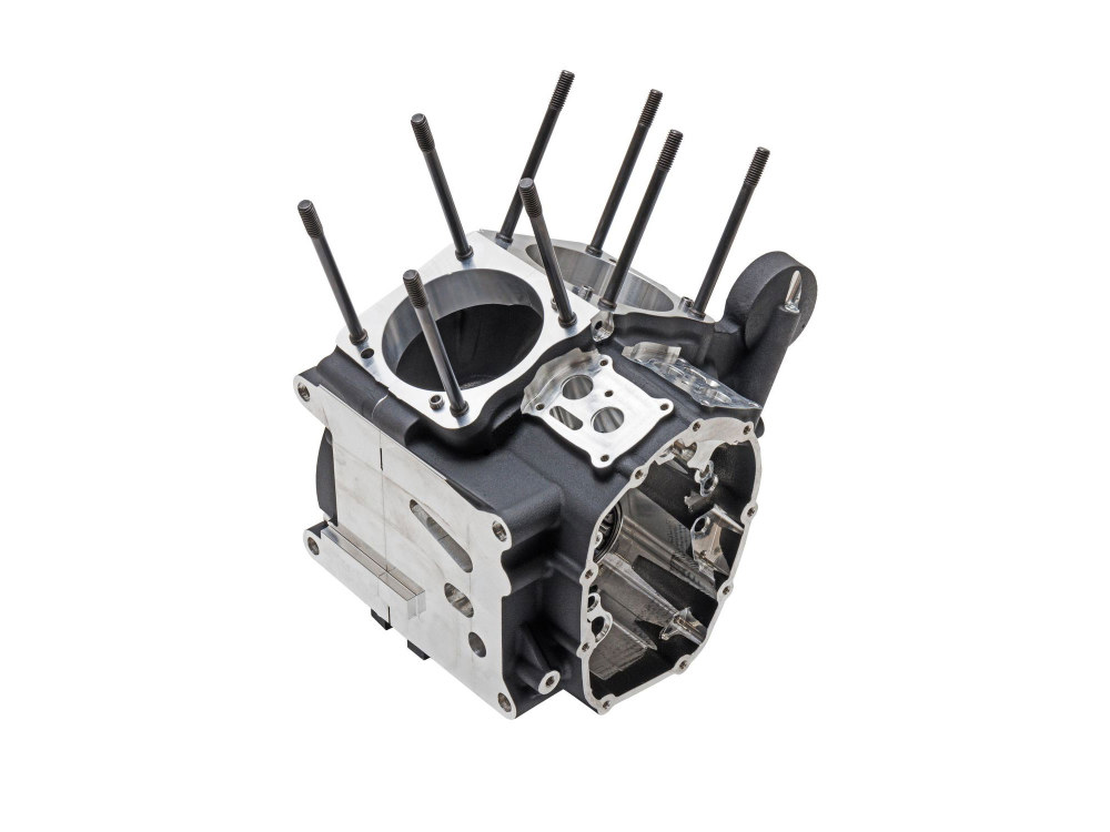S&S Crankcase Assembly – Black. Fits Touring 2017up