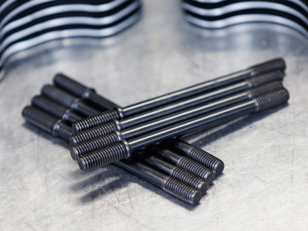 S&S Hi-Performance Cylinder Stud Kit. Fits Milwaukee-Eight 2017up.