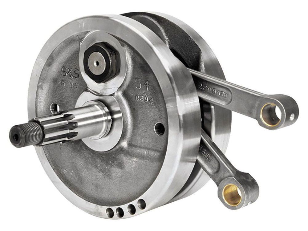 S&S 4-1/4in. Stroke Flywheel Assembly. Fits 80ci Big Twins from 1973-1984.