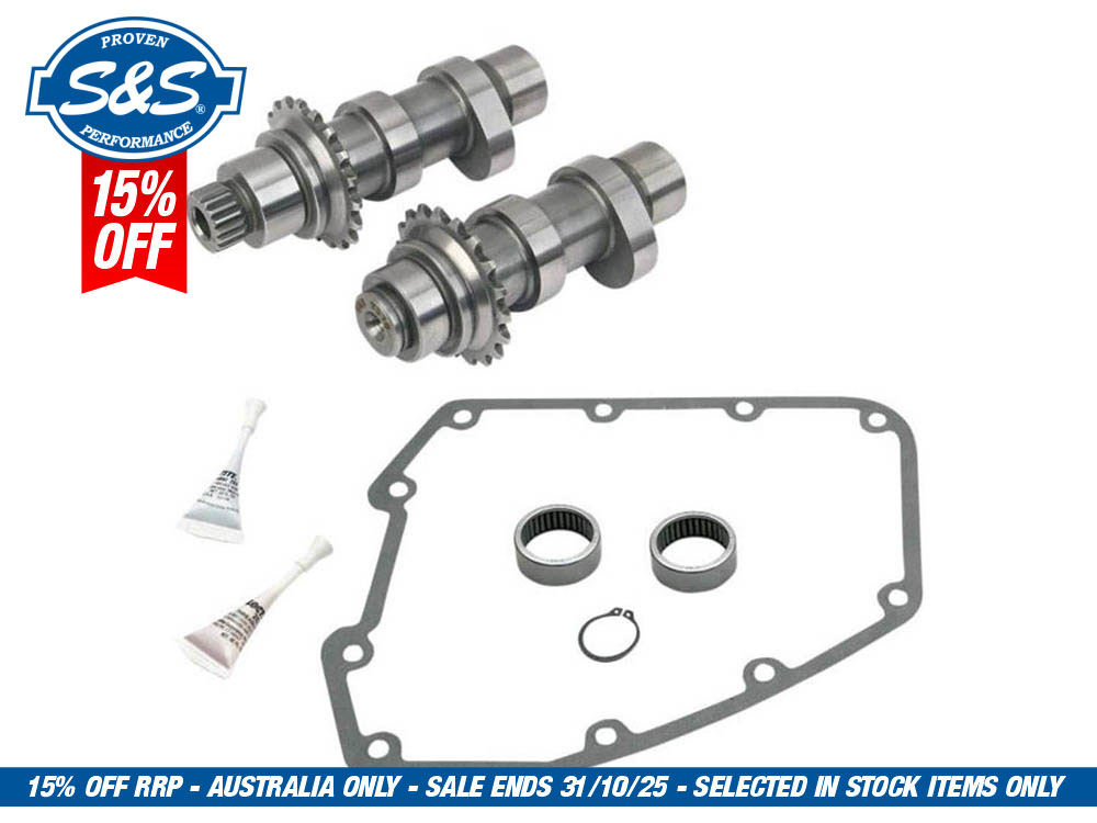 S&S HP103C Chain Drive Camshaft Kit. Fits Dyna 2006 & Twin Cam 2007-2017.