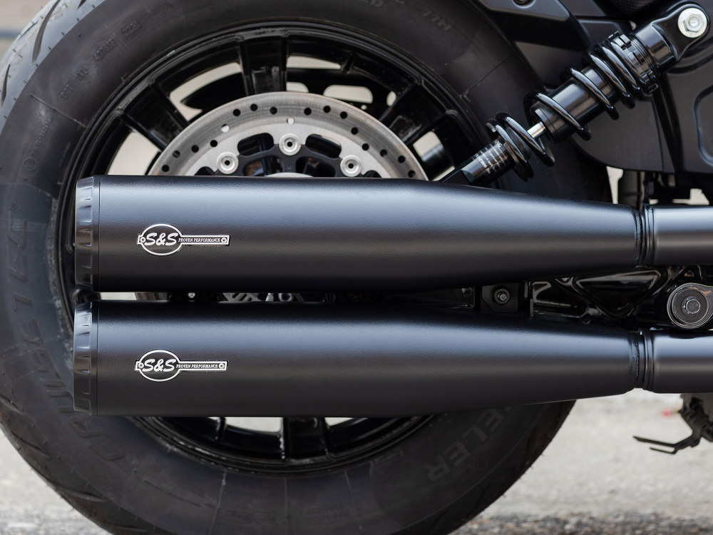 Mufflers; Indian Scout%2715-24 Blk