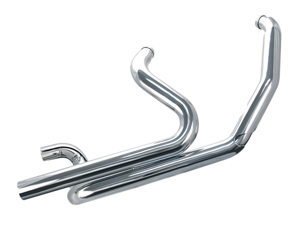 S&S Power Tune Dual Headers – Chrome. Fits Touring 2009-2016.