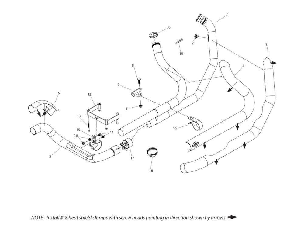 S&S Power Tune Dual Headers – Chrome. Fits Touring 1995-2008.