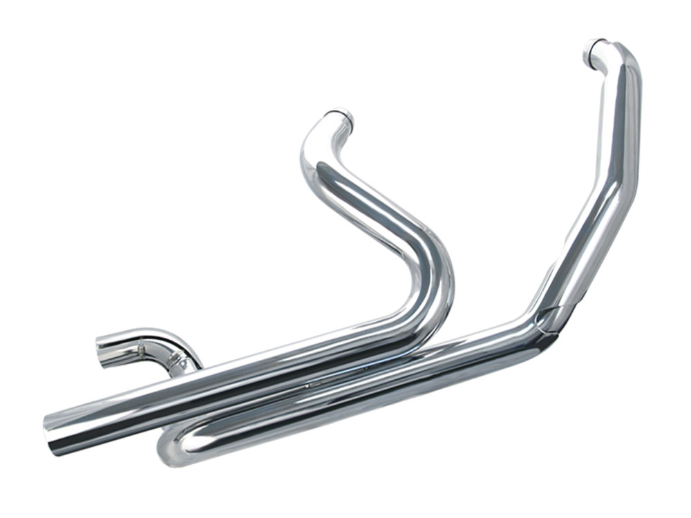 S&S Power Tune Dual Headers – Chrome. Fits Touring 1995-2008.