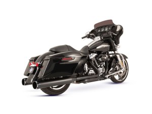 S&S El Dorado 2-into-2 Dual Exhaust – Black with Black Thruster End Caps. Fits Touring 2017up. S&S El Dorado 2-into-2 Dual Exhaust – Black with Black Thruster End Caps. Fits Touring 2017up.
