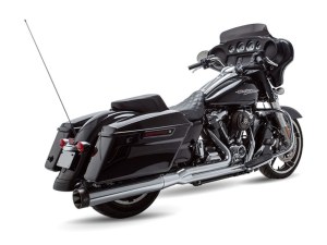 S&S 2-into-1 Sidewinder Exhaust – Chrome with Black End Cap. Fits Touring 2017up. S&S 2-into-1 Sidewinder Exhaust – Chrome with Black End Cap. Fits Touring 2017up.