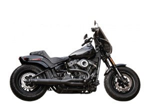 S&S 2-into-1 SuperStreet Exhaust – Black with Black End Cap. Fits Softail 2018-2024 Non-240 Rear Tyre Models. S&S 2-into-1 SuperStreet Exhaust – Black with Black End Cap. Fits Softail 2018-2024 Non-240 Rear Tyre Models.
