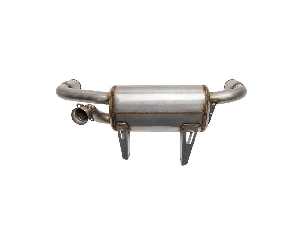S&S Power Tune XTO UTV Exhaust – Stainless Steel with Race Muffler. Fits Can-am Maverick X3 2017up