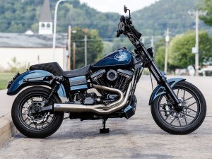 S&S 2-into-1 Qualifier Exhaust – Stainless Steel with Black End Cap. Fits Dyna 2006-2017 S&S 2-into-1 Qualifier Exhaust – Stainless Steel with Black End Cap. Fits Dyna 2006-2017