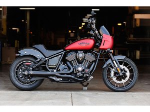 S&S Qualifier 2-into-1 Exhaust – Black. Fits Indian Cruiser 2022up S&S Qualifier 2-into-1 Exhaust – Black. Fits Indian Cruiser 2022up