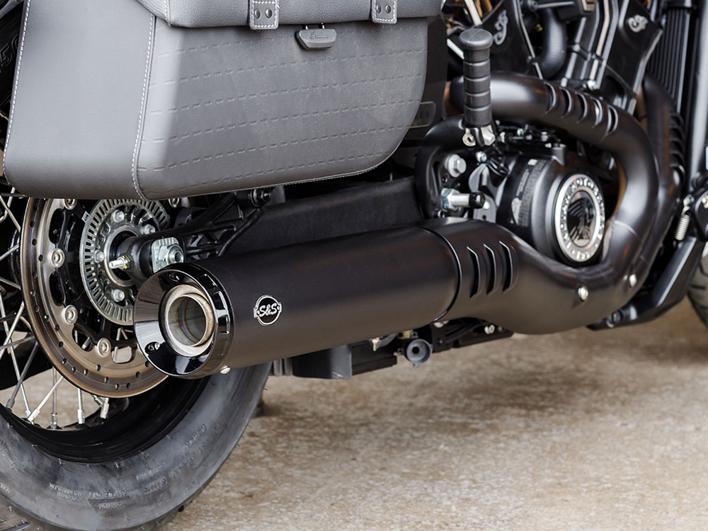 Muffler; Indian Scout%2725up Blk